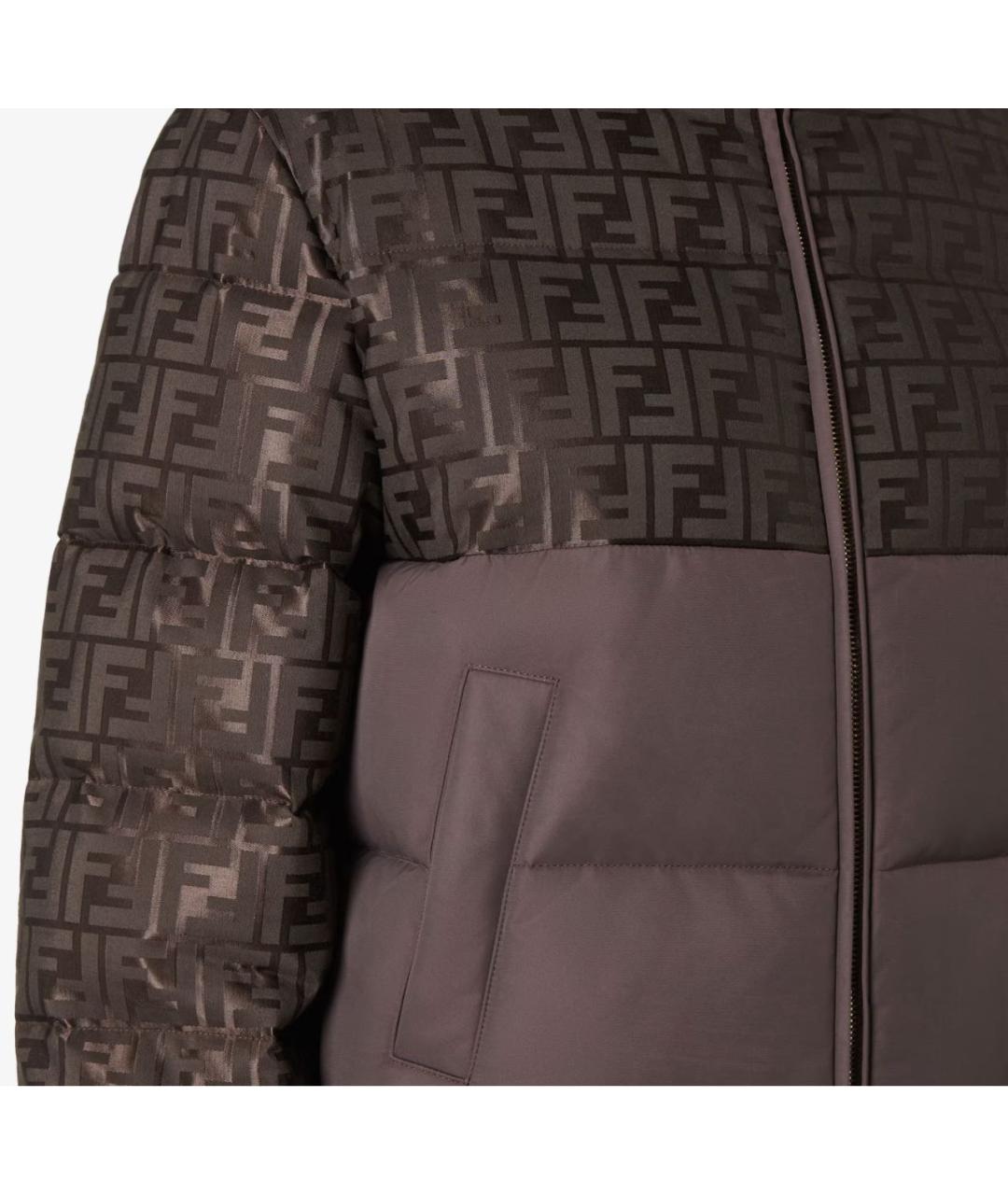 FENDI Коричневый пуховик, фото 5