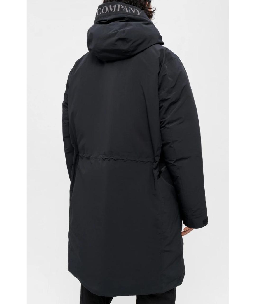 CP COMPANY Черный полиэстеровый пуховик, фото 6