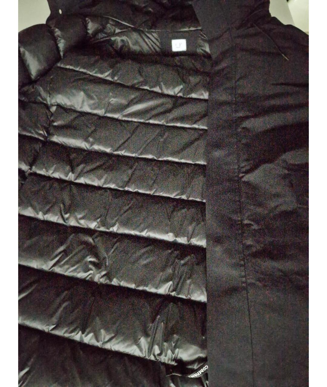 CP COMPANY Черный полиэстеровый пуховик, фото 9