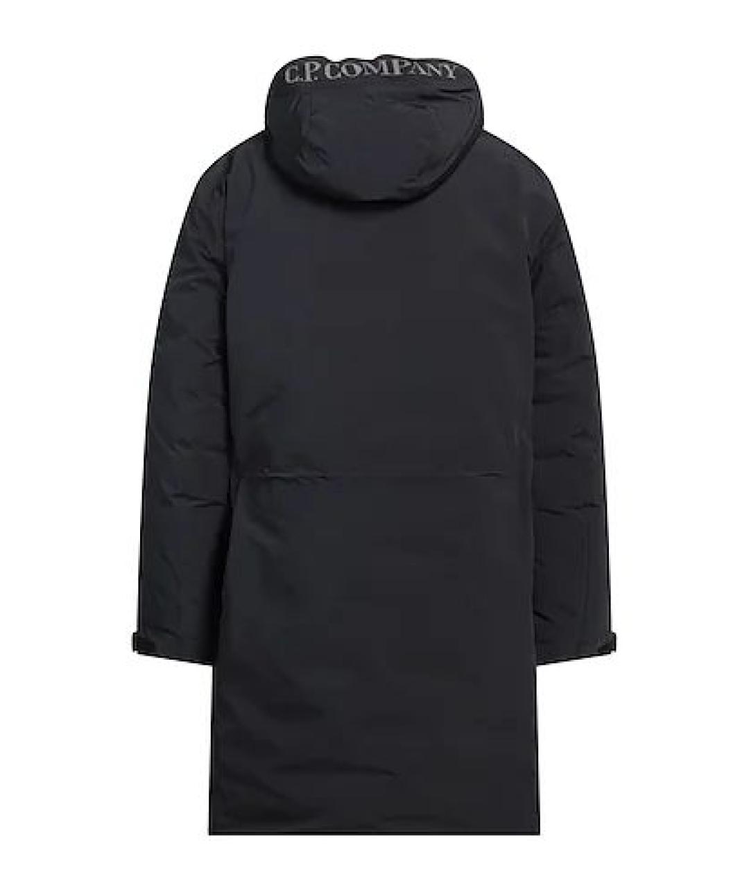 CP COMPANY Черный полиэстеровый пуховик, фото 2