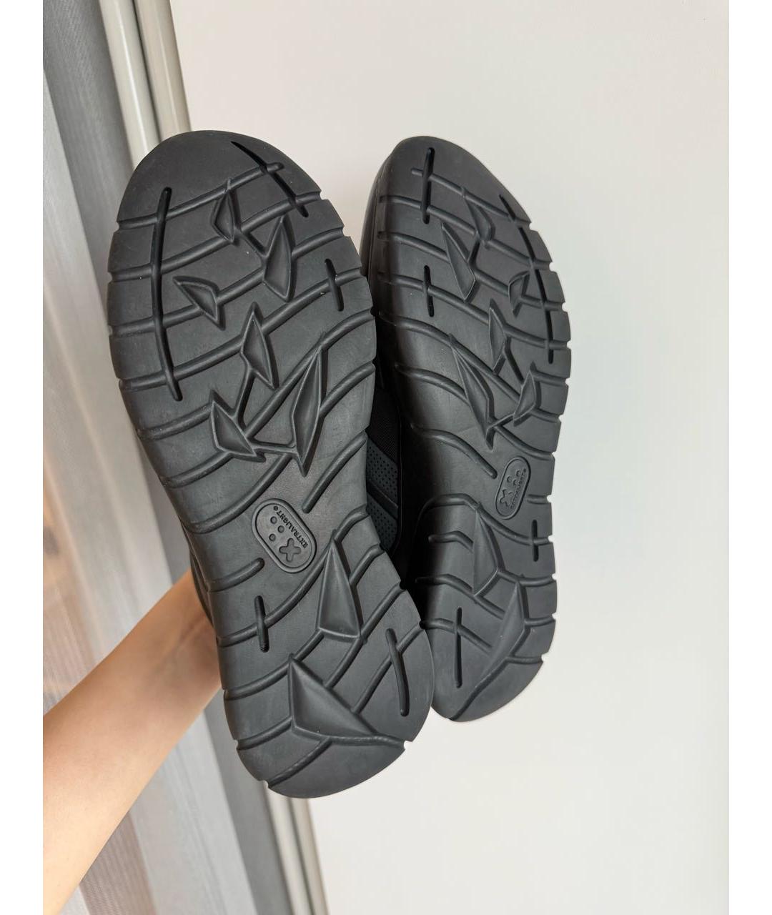 BALLY Черные кожаные высокие кроссовки / кеды, фото 6