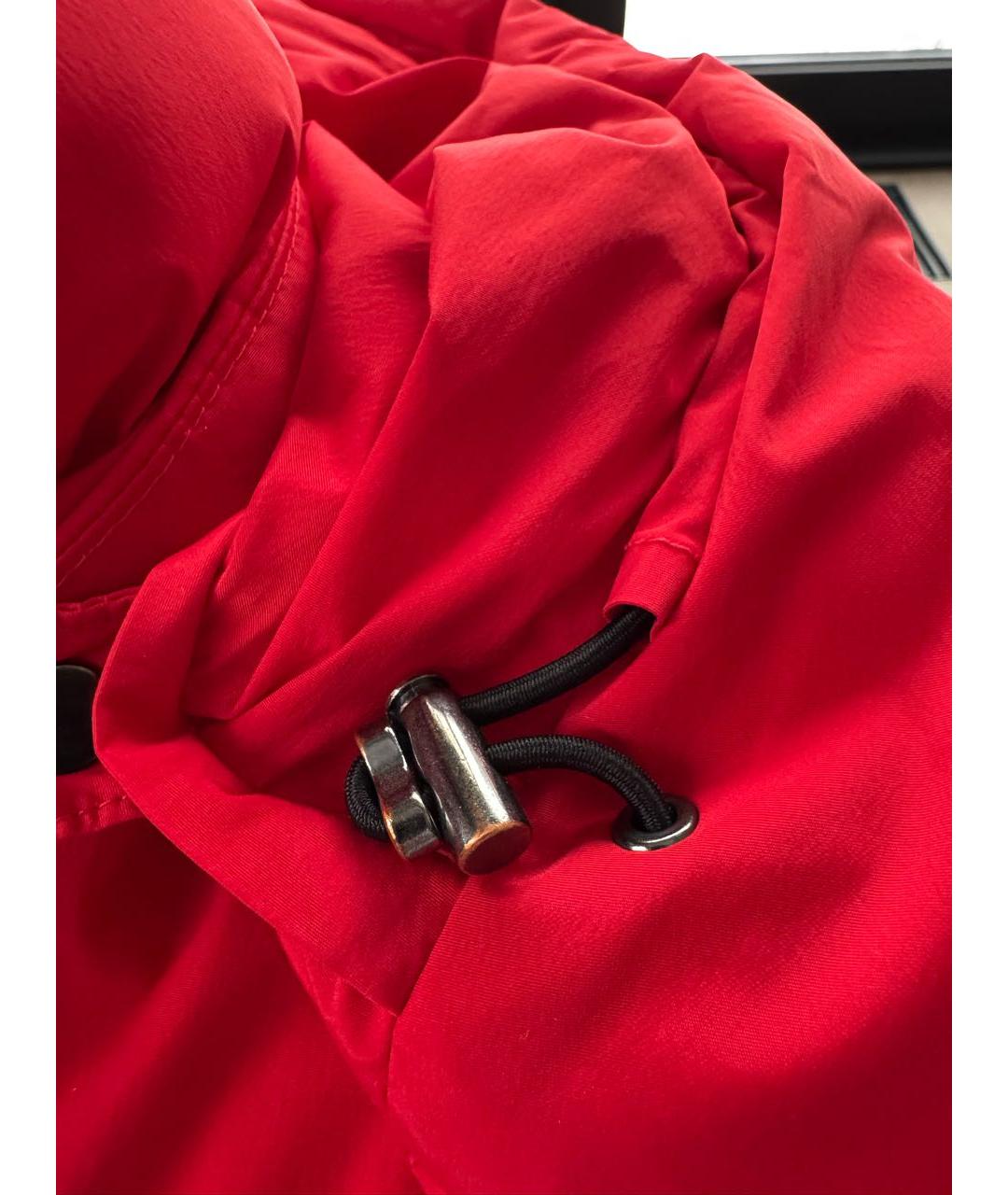 WOOLRICH Красный полиамидовый пуховик, фото 5