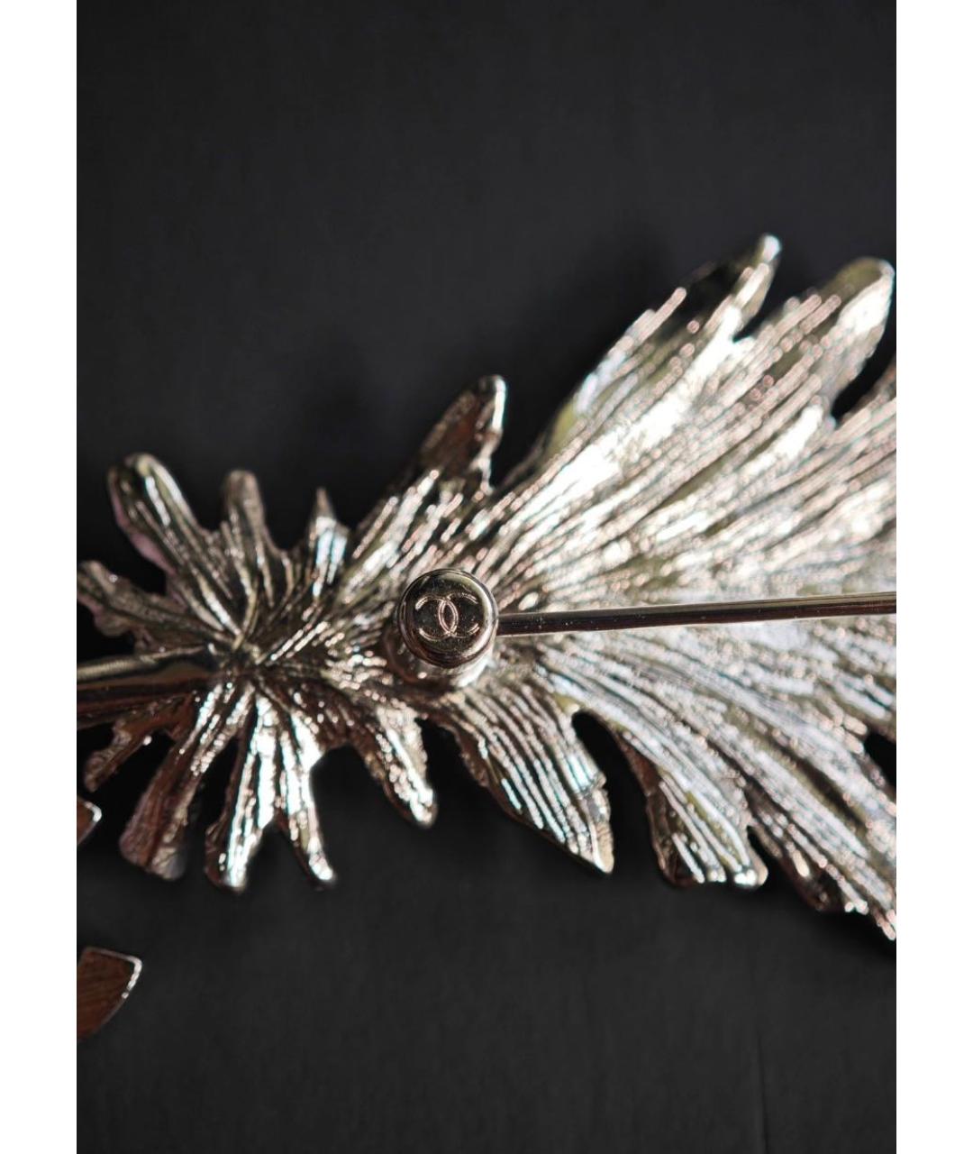 CHANEL Золотая металлическая булавка / брошь, фото 5