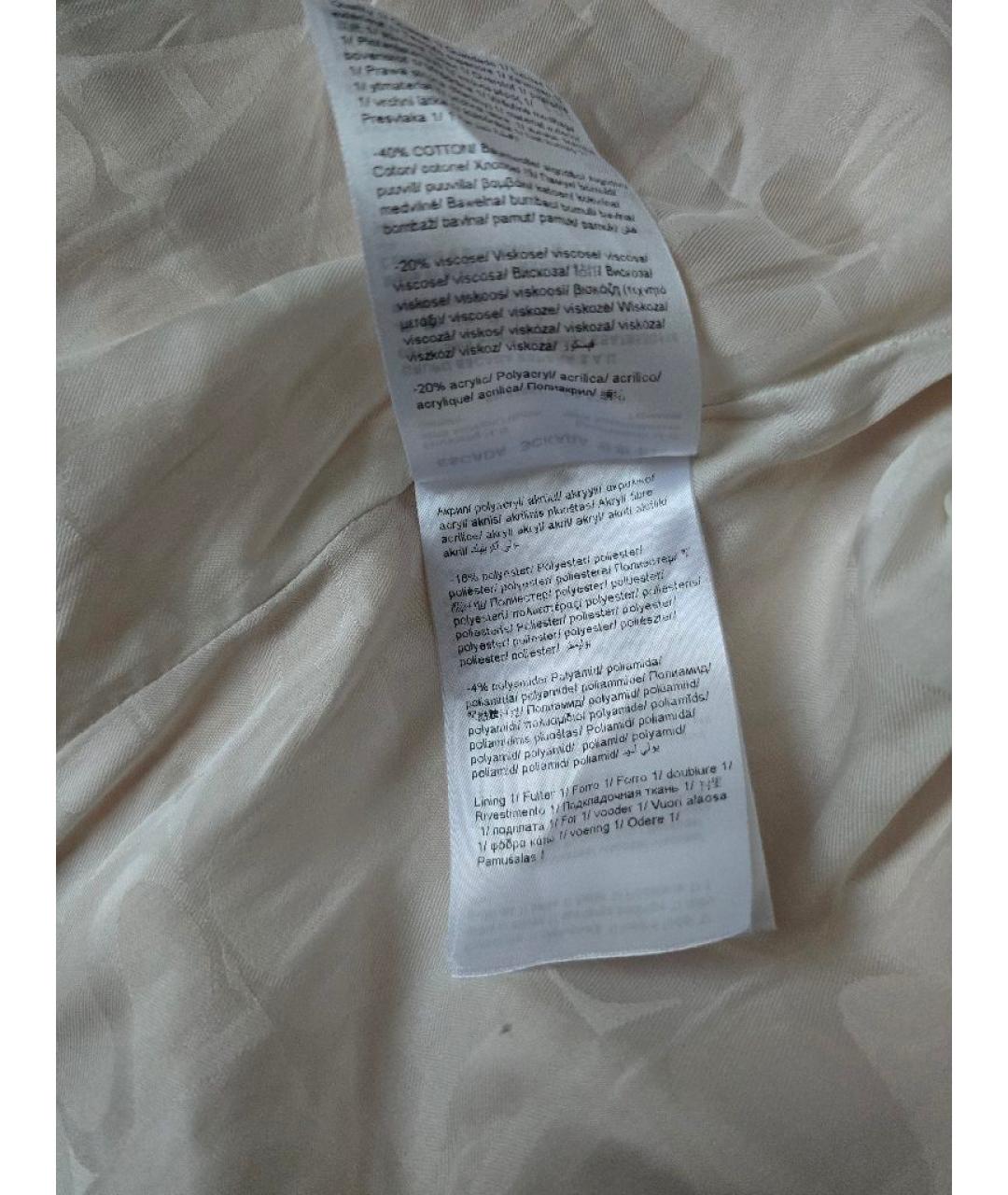 ESCADA Желтый шерстяной жакет/пиджак, фото 5