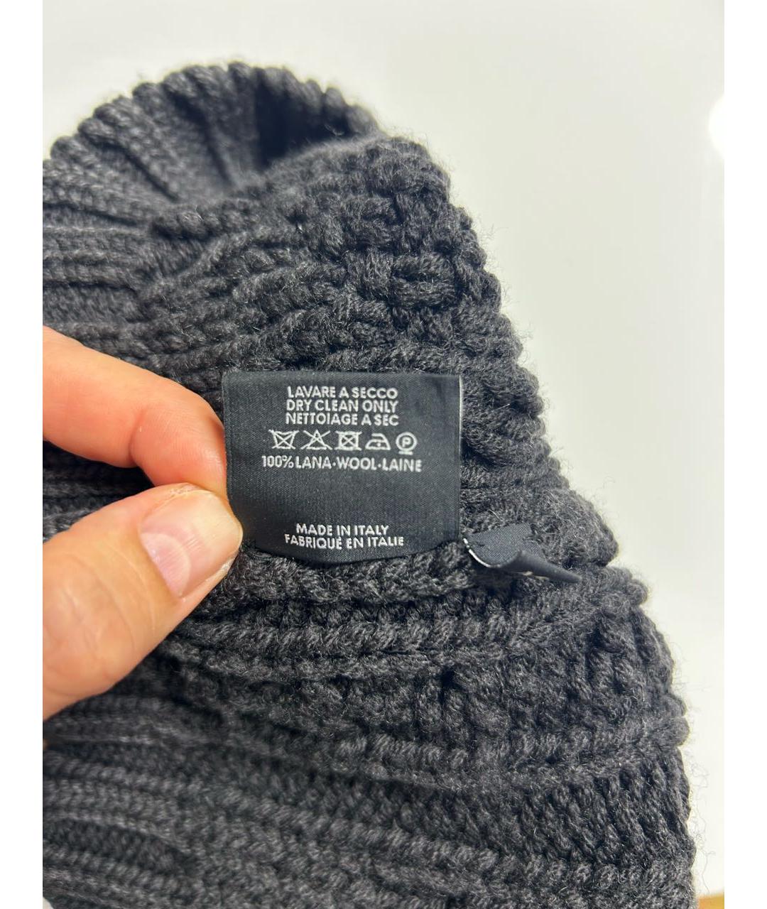 GUCCI Серая шерстяная шапка, фото 4