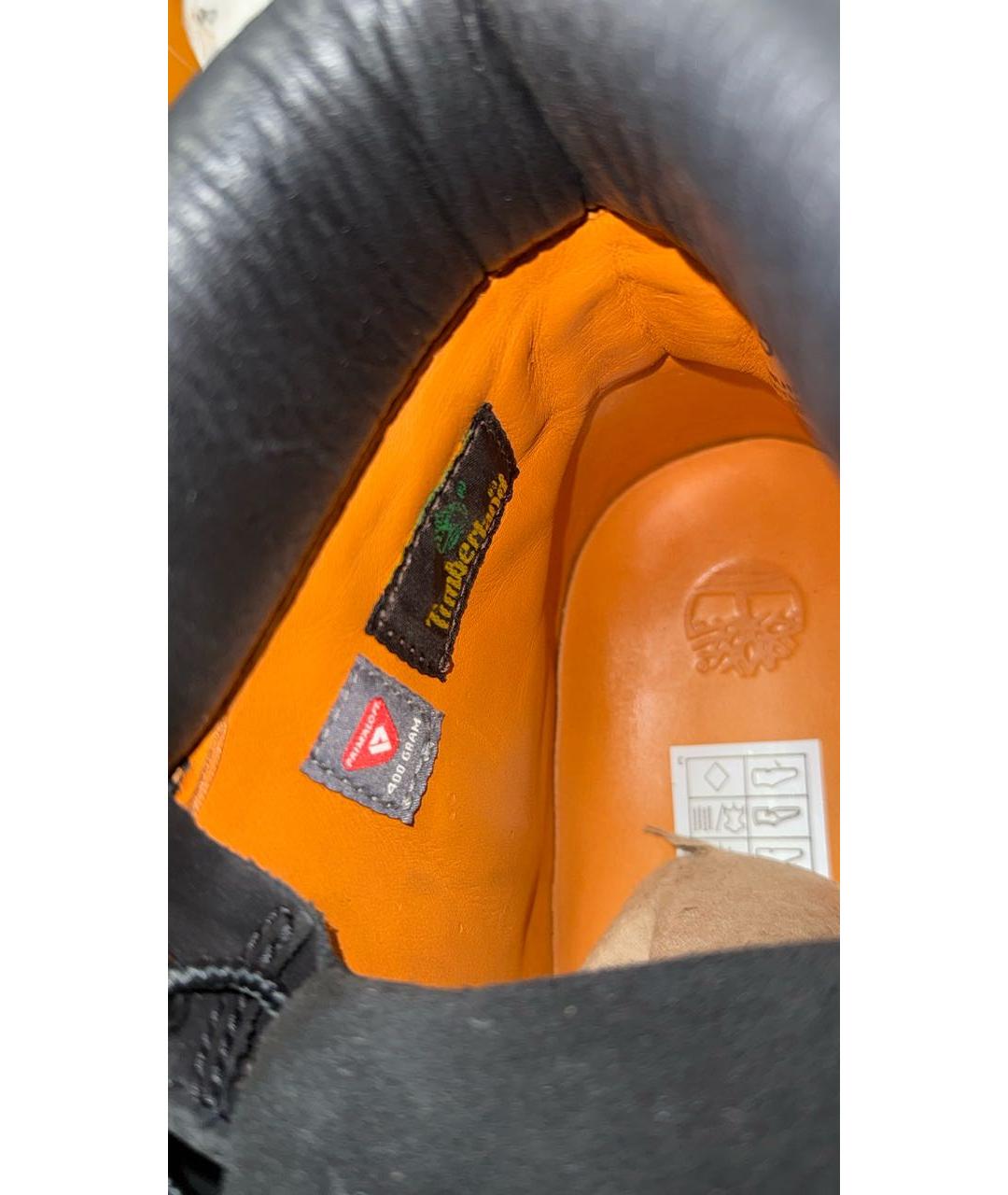 TIMBERLAND Черные замшевые высокие ботинки, фото 8