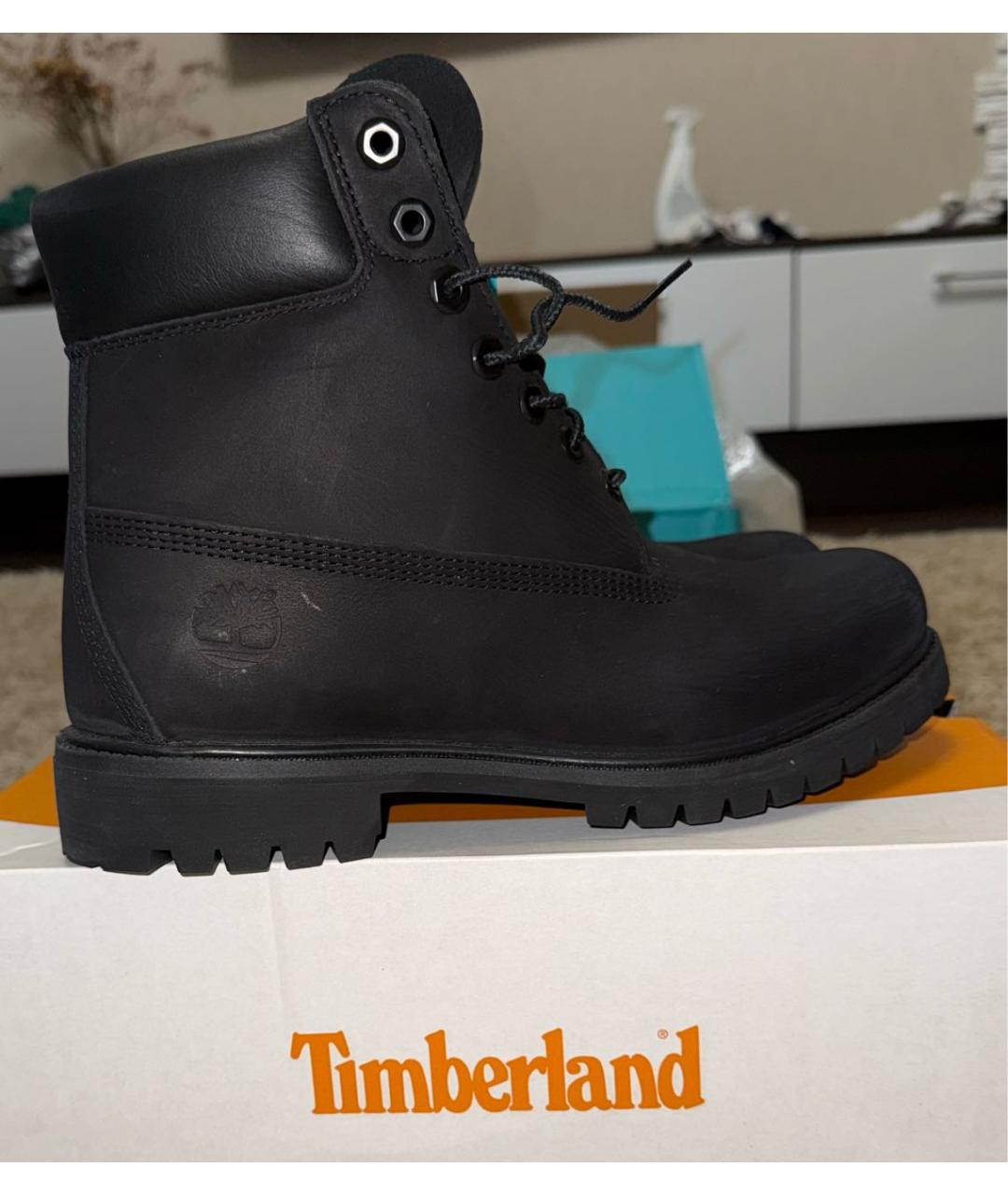 TIMBERLAND Черные замшевые высокие ботинки, фото 9