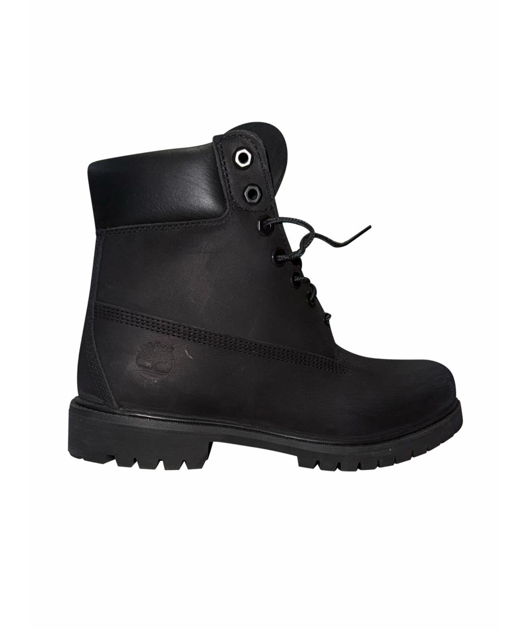 TIMBERLAND Черные замшевые высокие ботинки, фото 1