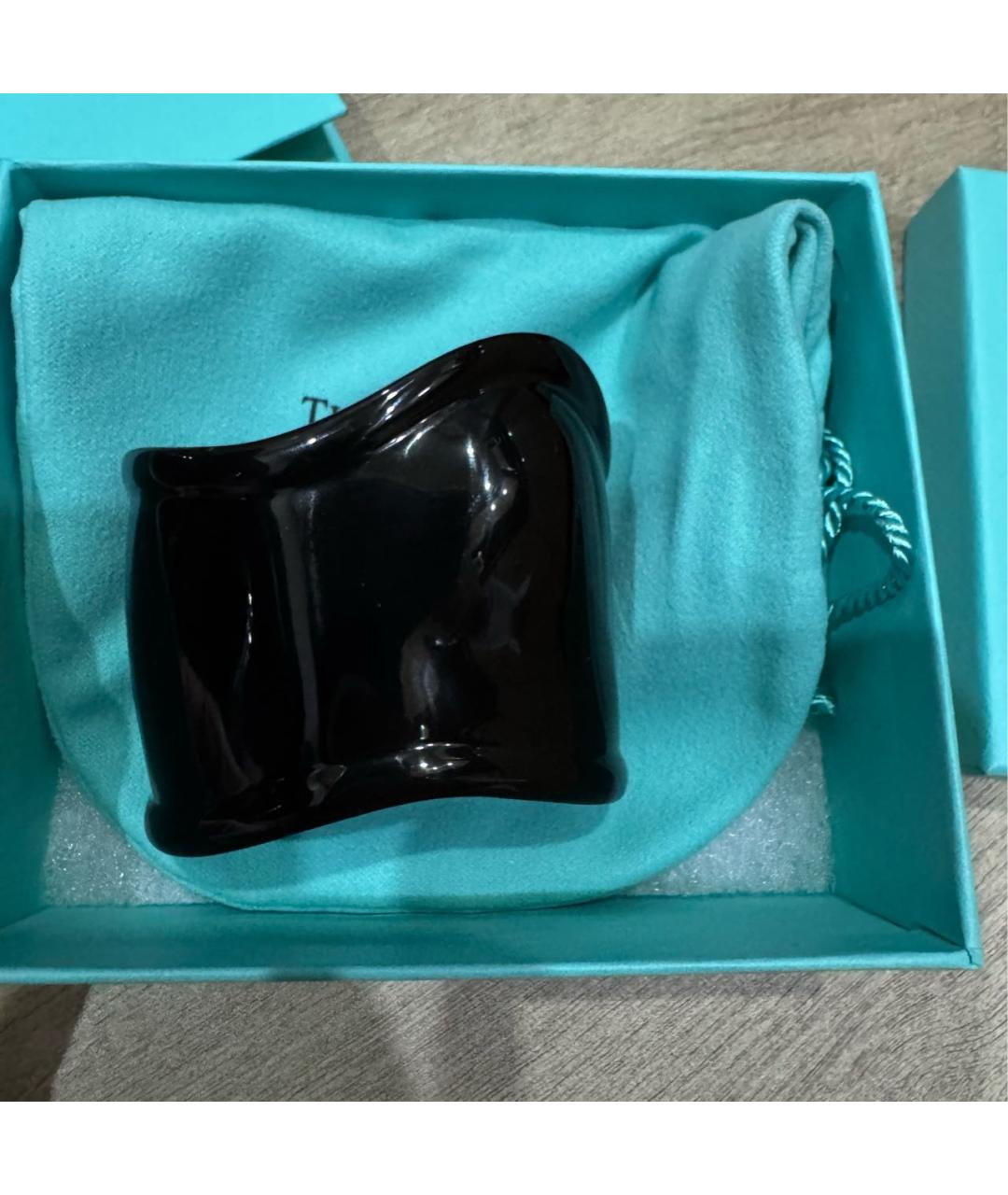 TIFFANY&CO Черный металлический браслет, фото 2