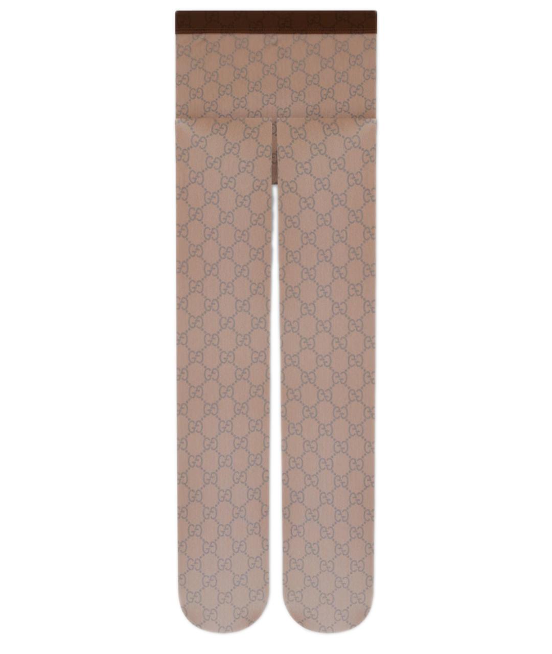 GUCCI Коричневые носки, чулки и колготы, фото 1