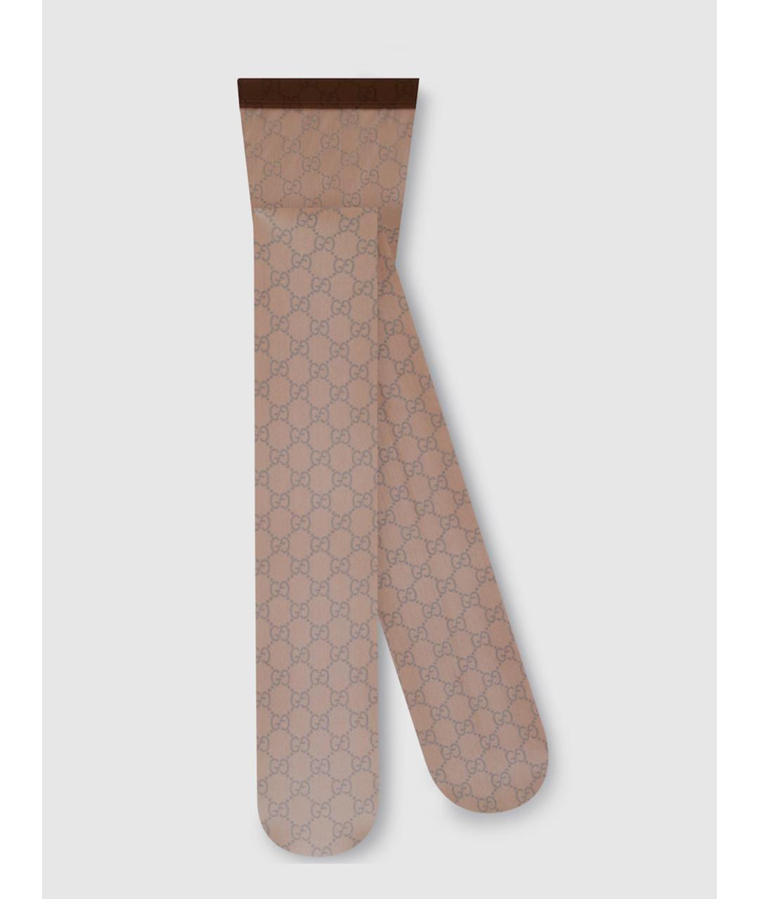 GUCCI Коричневые носки, чулки и колготы, фото 3