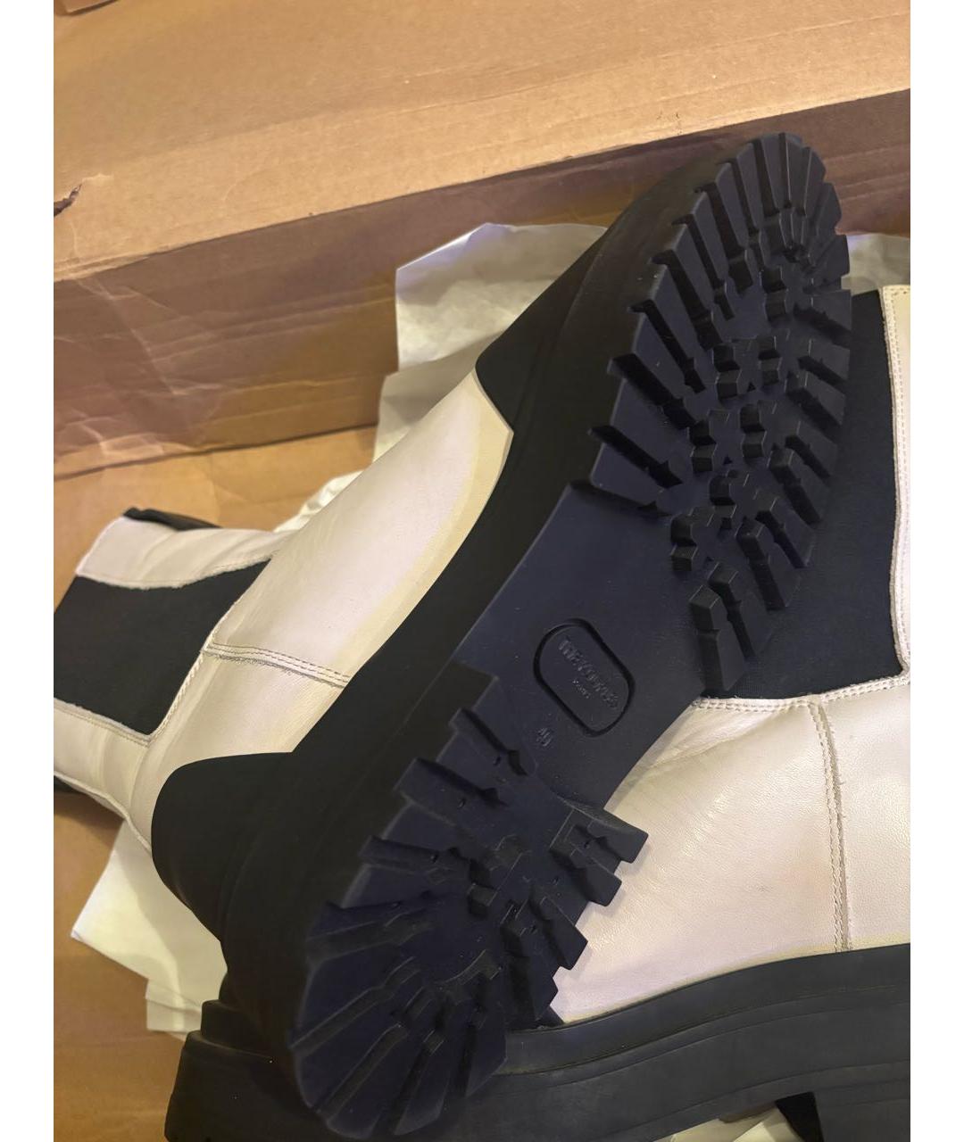 THE KOOPLES Белые кожаные ботинки, фото 3