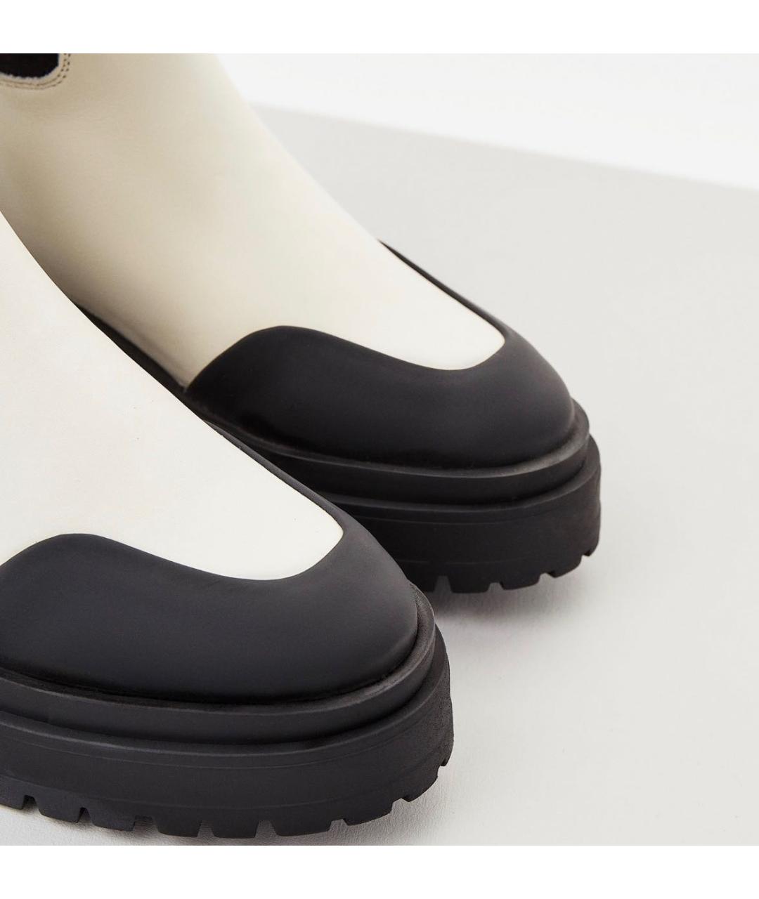 THE KOOPLES Белые кожаные ботинки, фото 6