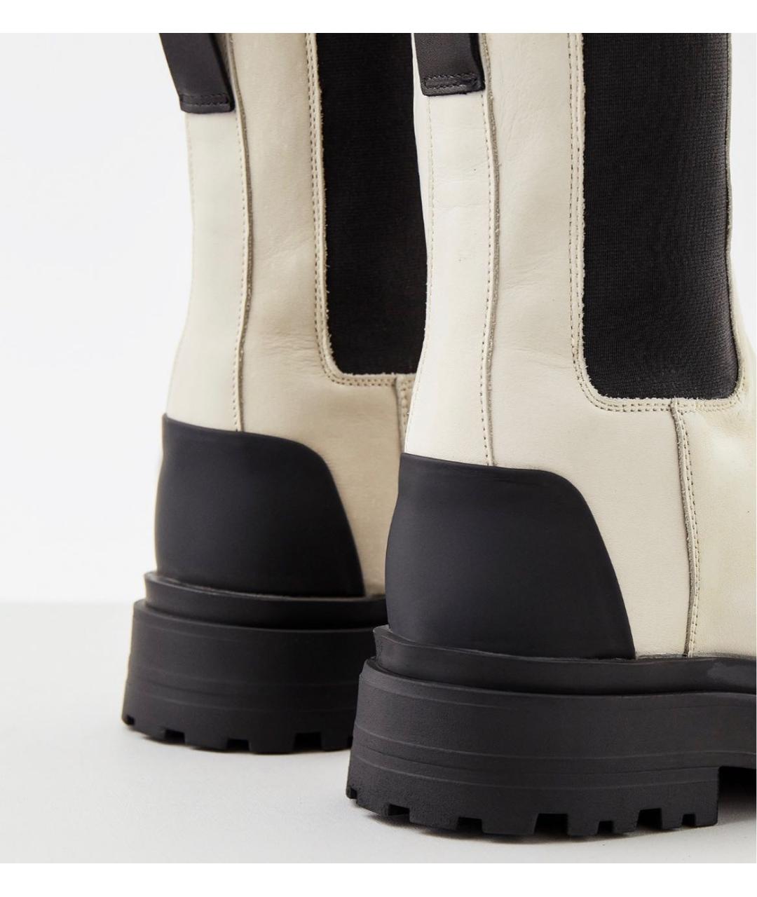 THE KOOPLES Белые кожаные ботинки, фото 5