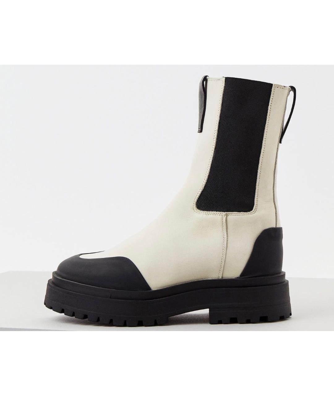 THE KOOPLES Белые кожаные ботинки, фото 9