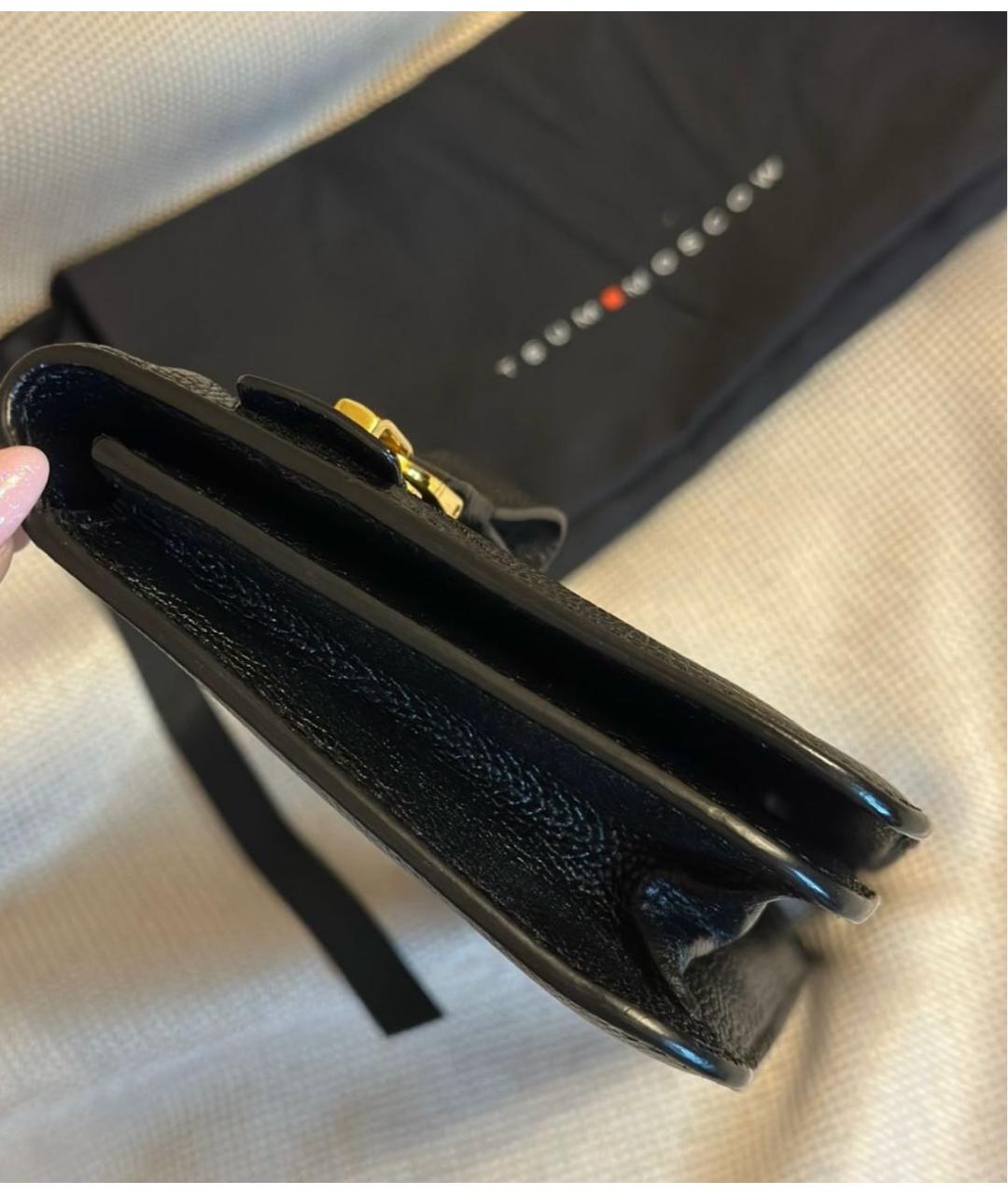 TOM FORD Черная кожаная барсетка, фото 6