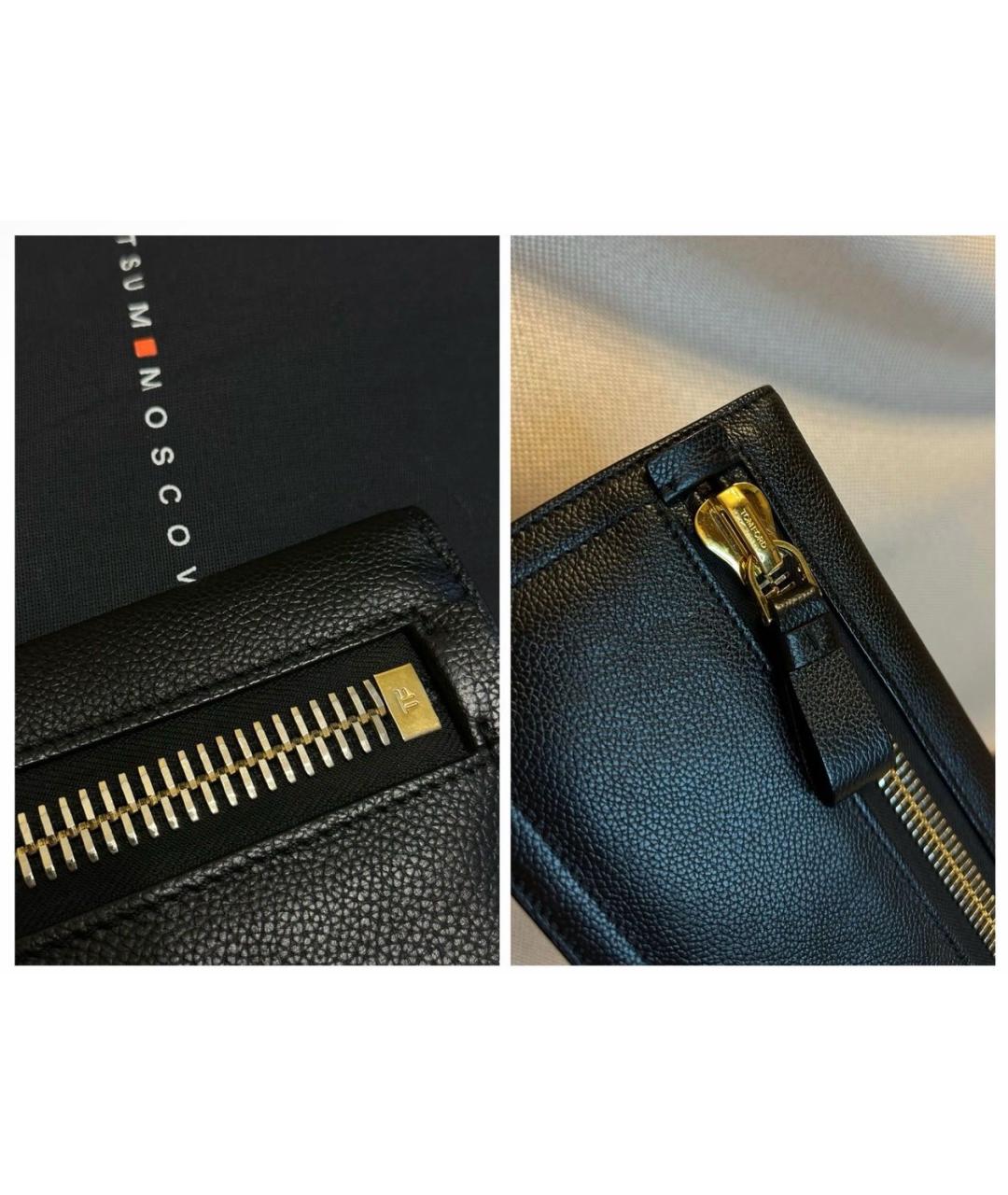 TOM FORD Черная кожаная барсетка, фото 7