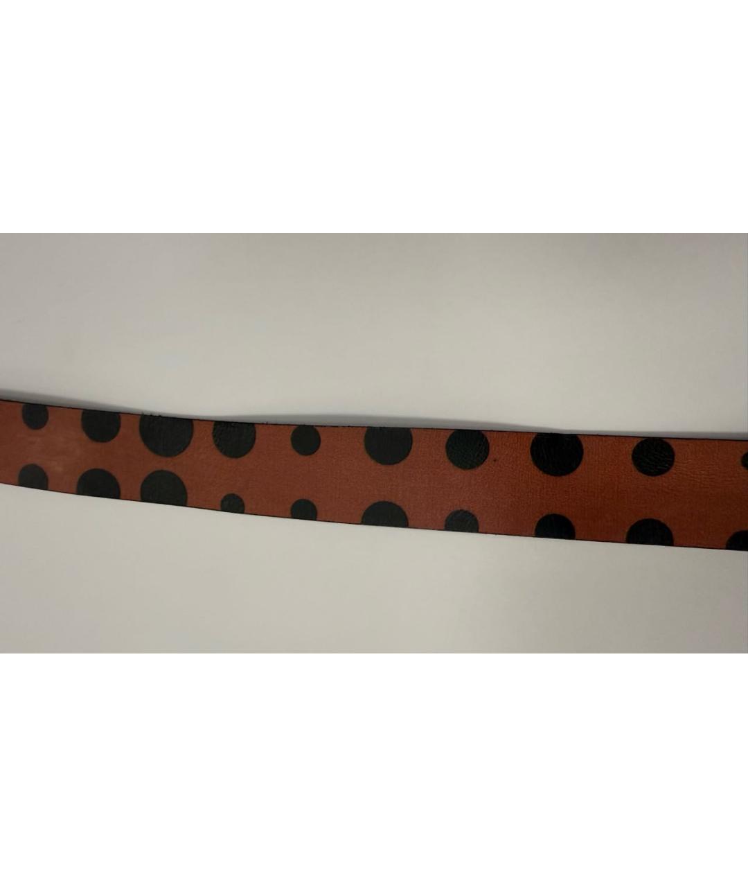 DOLCE&GABBANA Коричневый замшевый ремень, фото 5