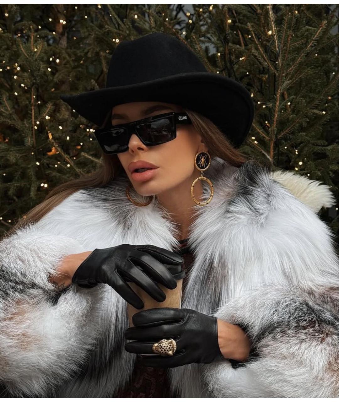 CELINE Черные пластиковые солнцезащитные очки, фото 8