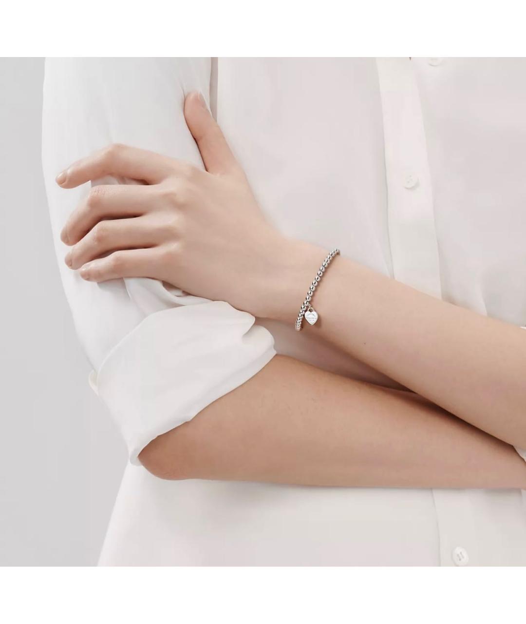TIFFANY&CO Серебрянный серебряный браслет, фото 7