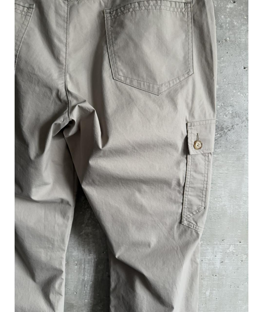 BOGNER Бежевые полиэстеровые повседневные брюки, фото 4