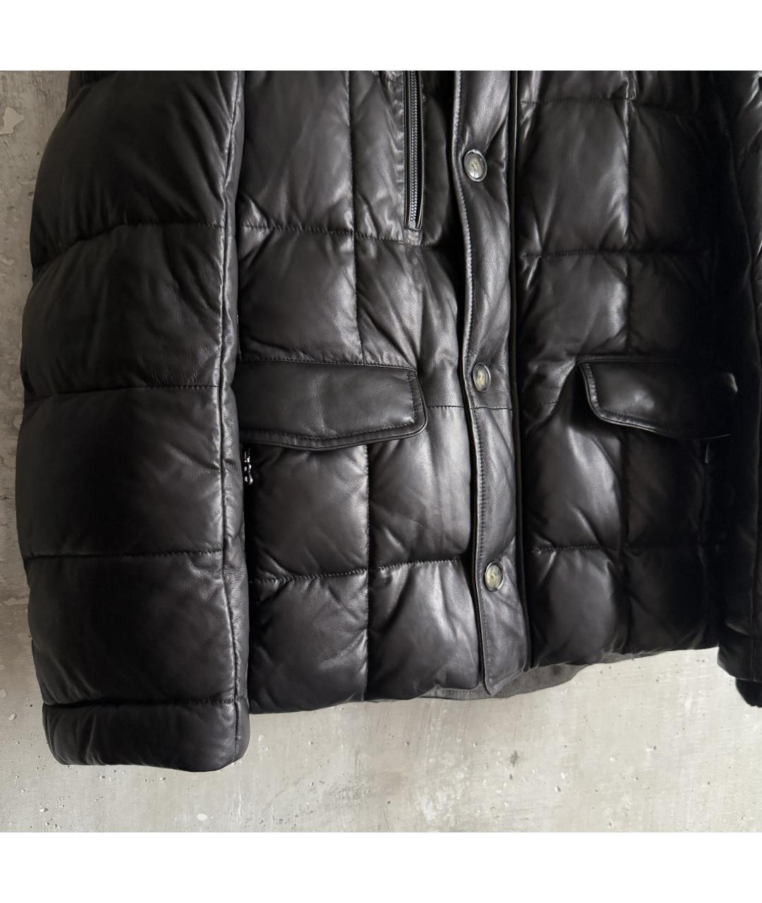 BOGNER Черная кожаная куртка, фото 7