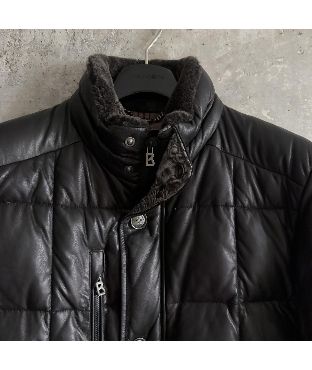 BOGNER Черная кожаная куртка, фото 8