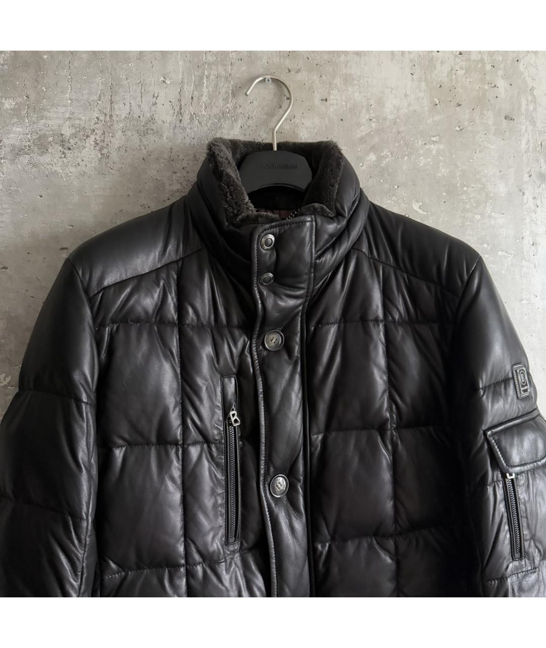 BOGNER Черная кожаная куртка, фото 4