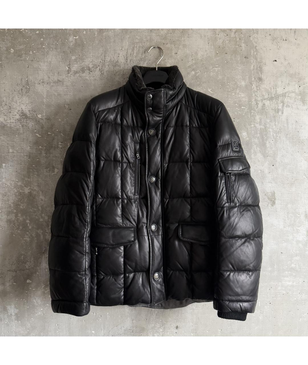 BOGNER Черная кожаная куртка, фото 10