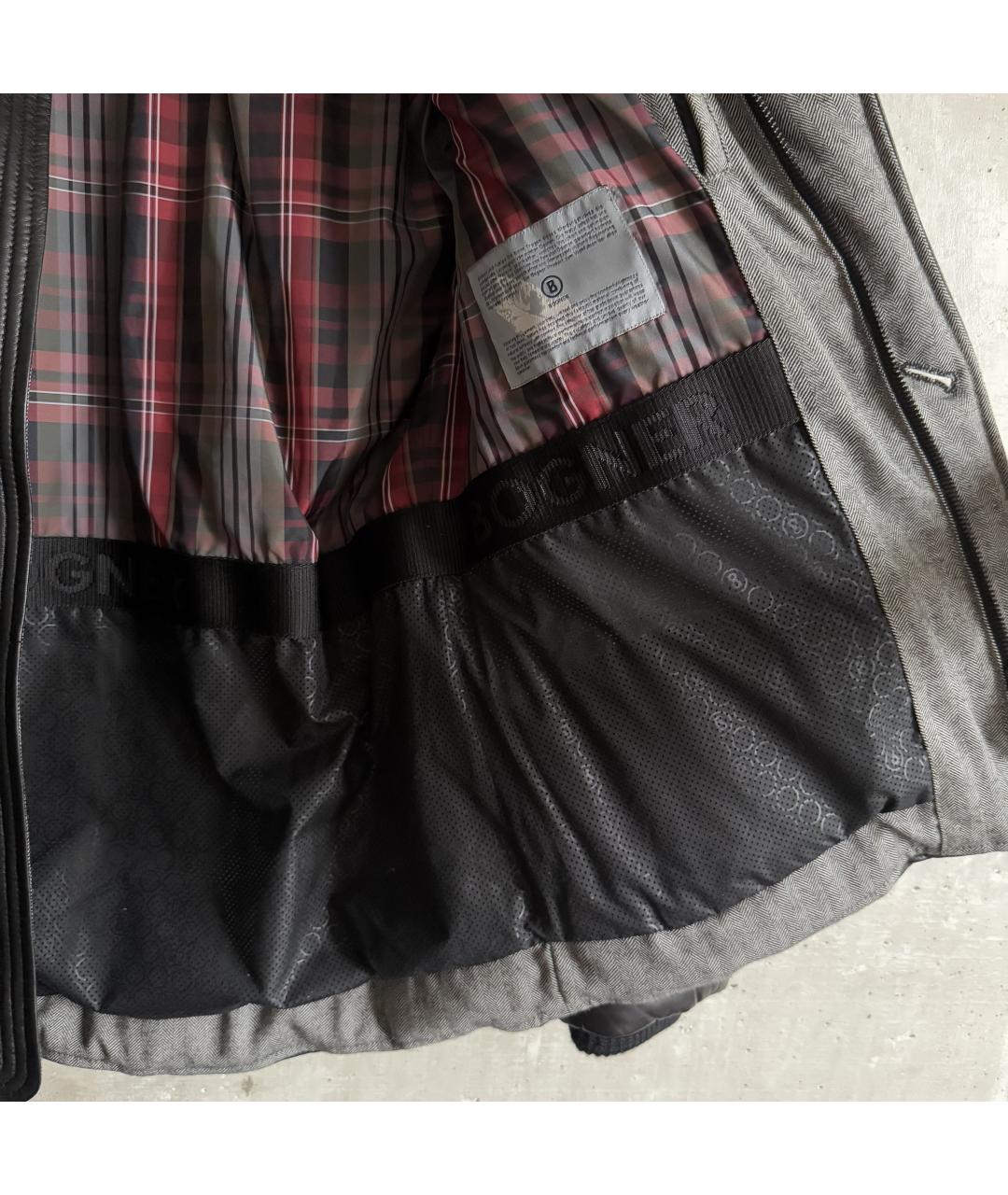 BOGNER Черная кожаная куртка, фото 9