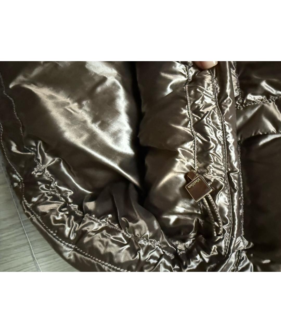 MAX MARA THE CUBE Коричневый пуховик, фото 4