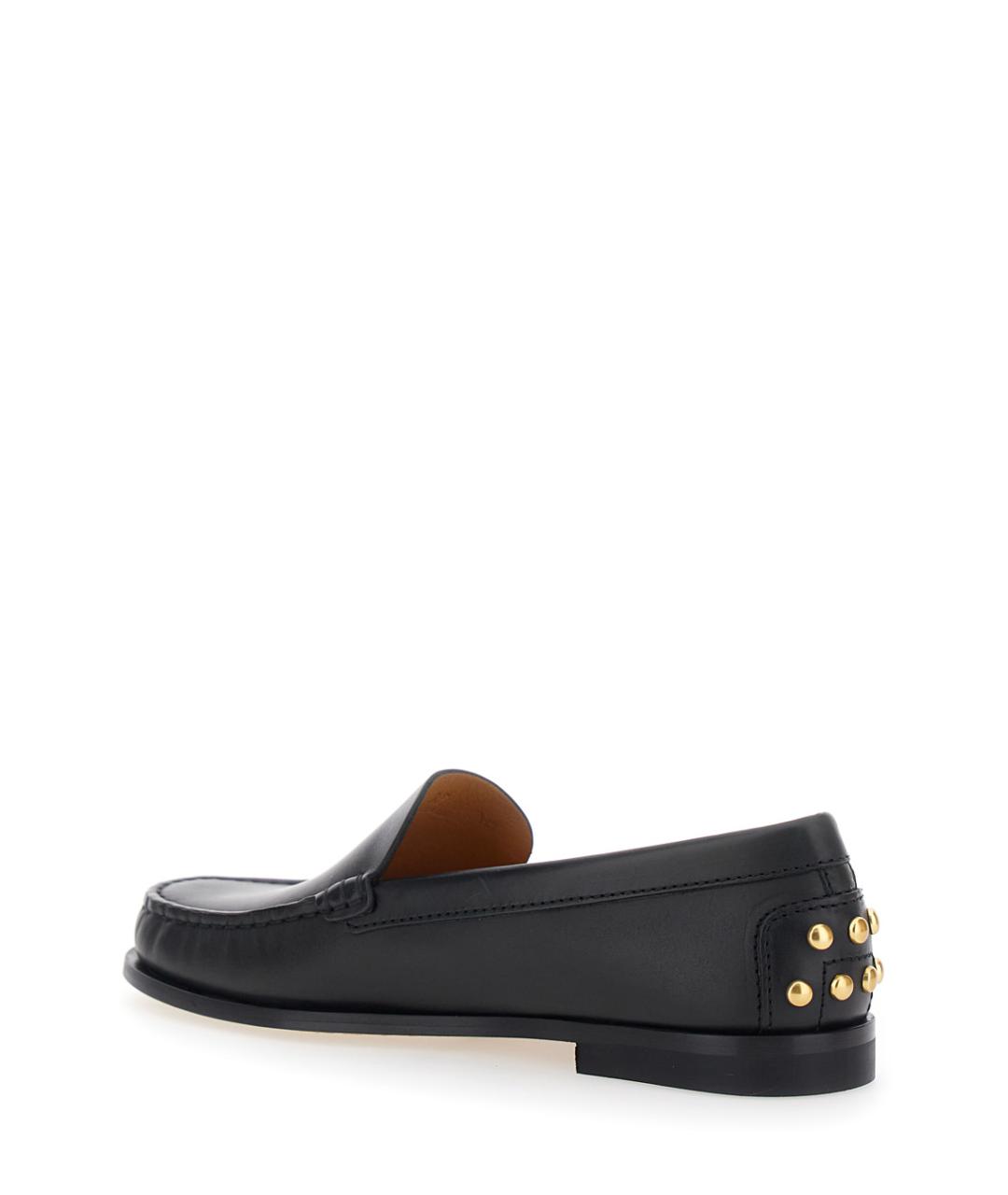 TOD'S Черные кожаные лоферы, фото 3