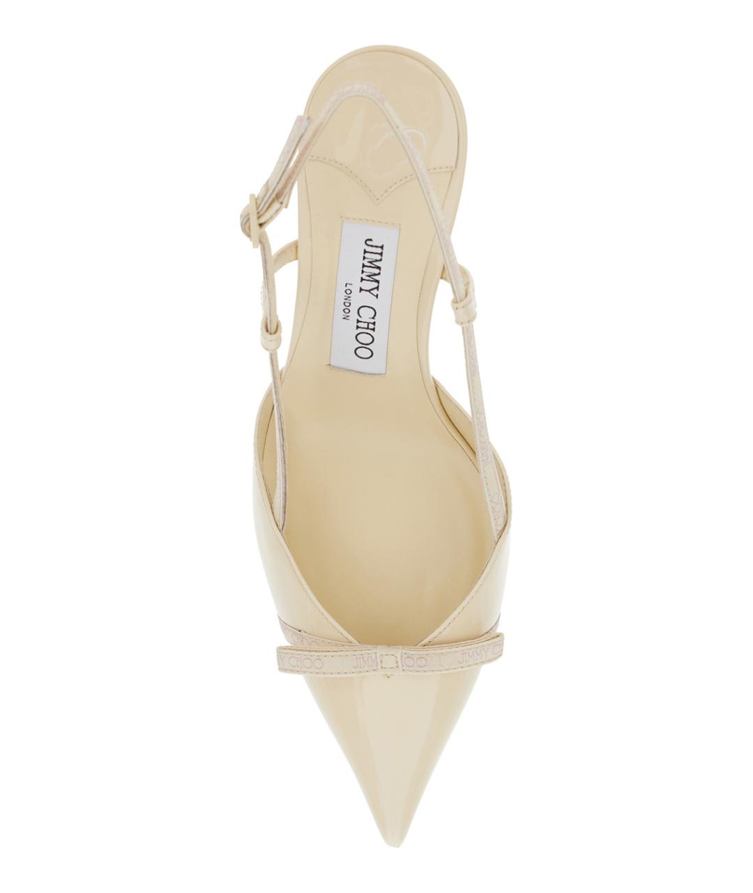 JIMMY CHOO Розовые туфли из лакированной кожи, фото 4