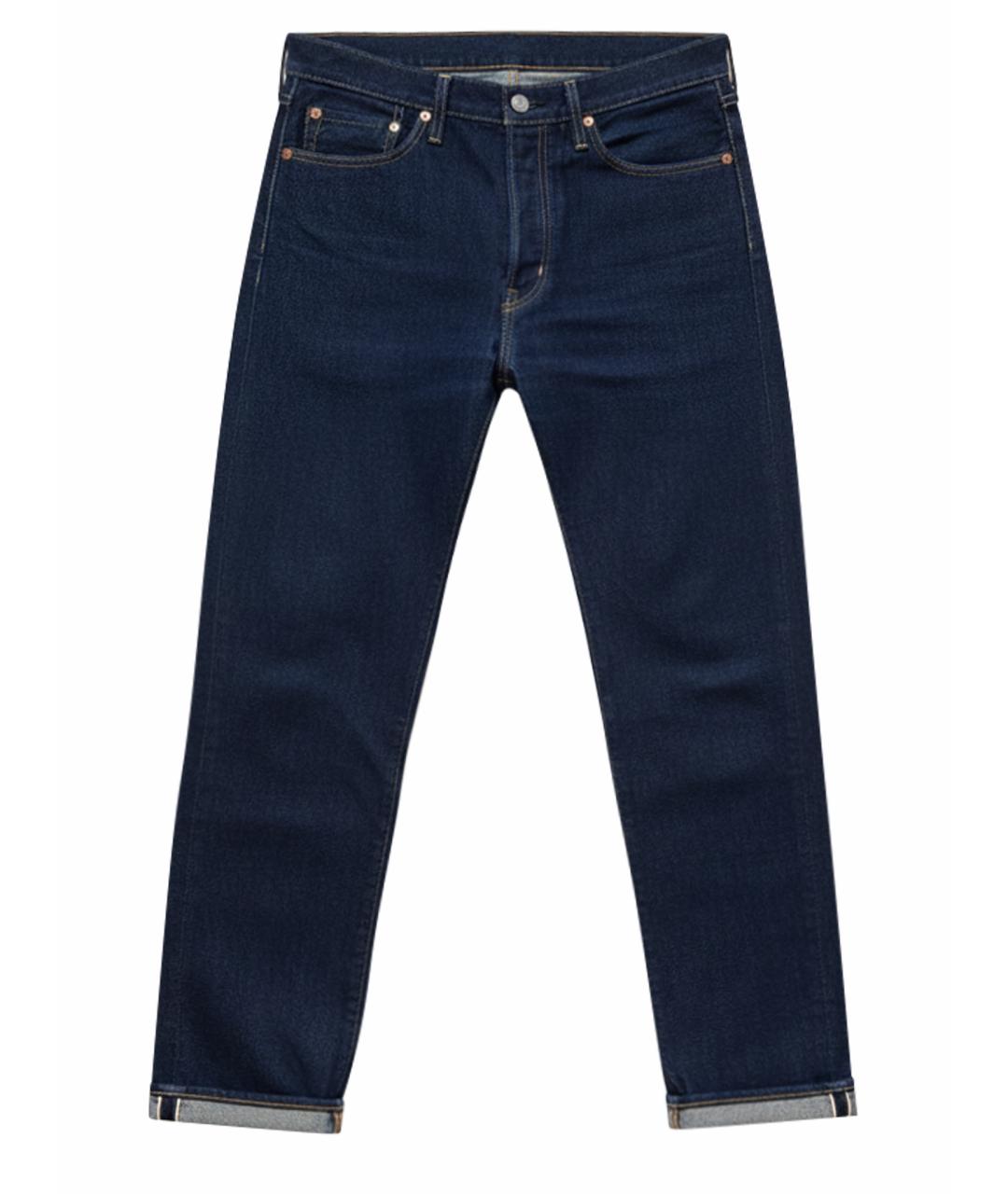 LEVI'S Темно-синие хлопковые джинсы, фото 1