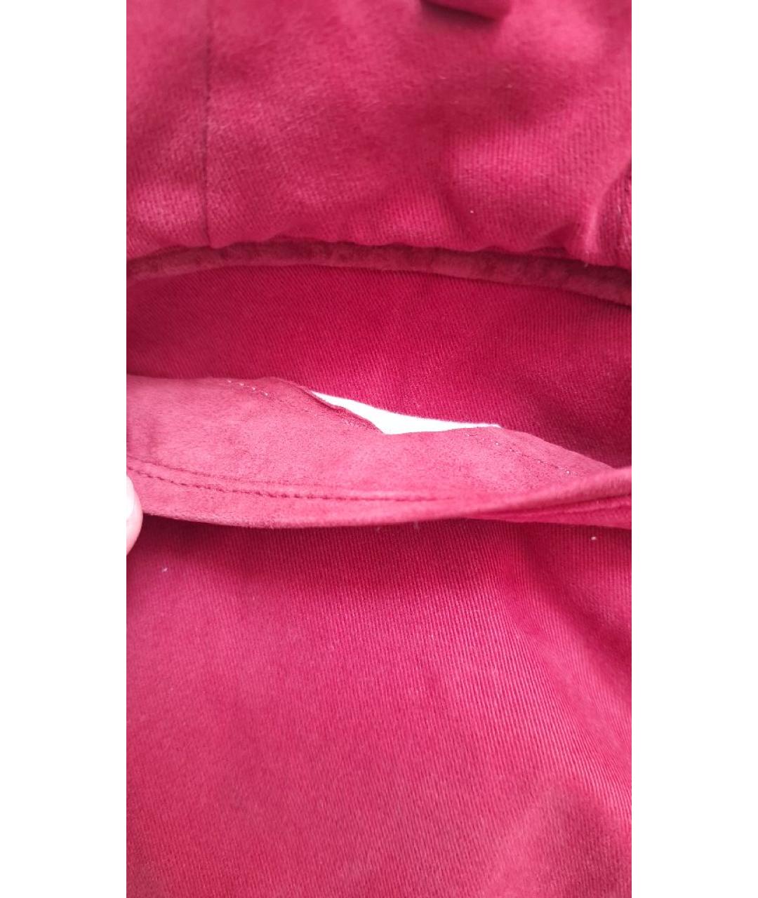 LORO PIANA Бордовые хлопковые брюки узкие, фото 8