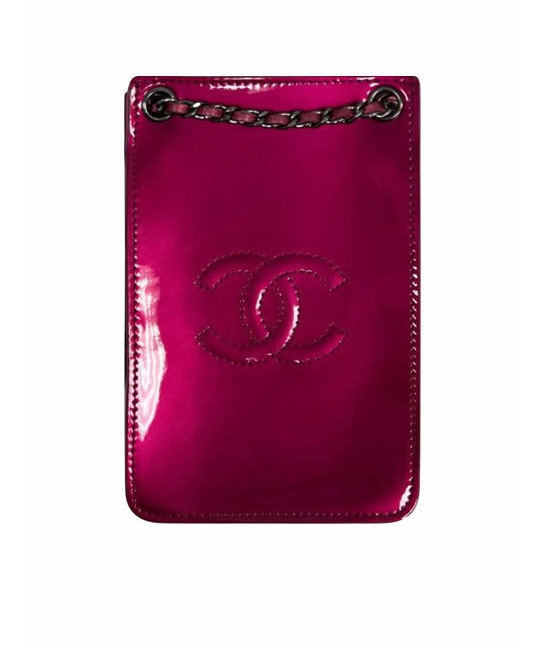 CHANEL Фуксия сумка через плечо из лакированной кожи, фото 1