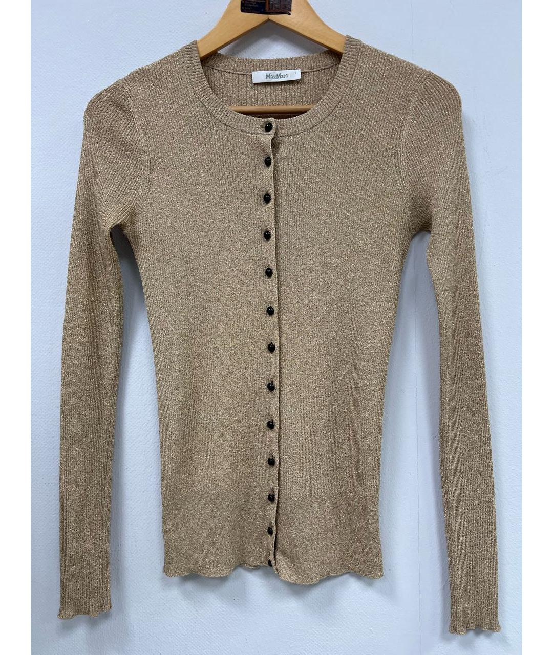 MAX MARA Бежевый кардиган, фото 5