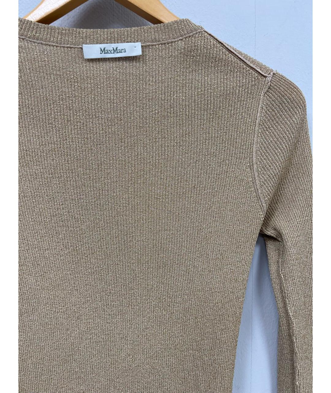 MAX MARA Бежевый кардиган, фото 4