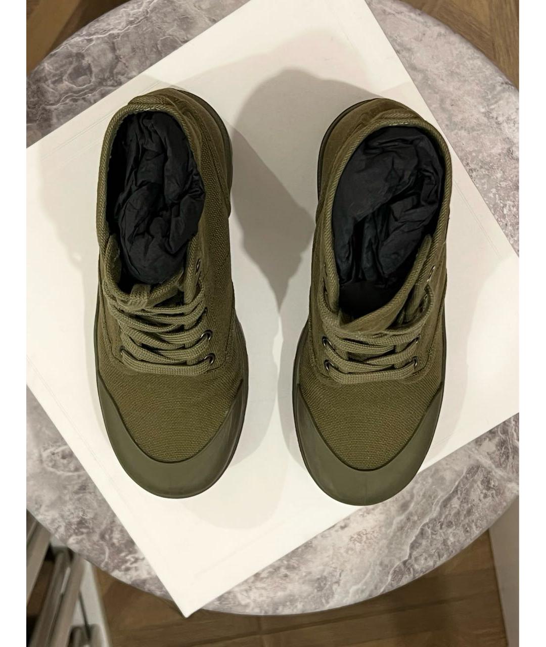 CELINE Хаки ботинки, фото 2