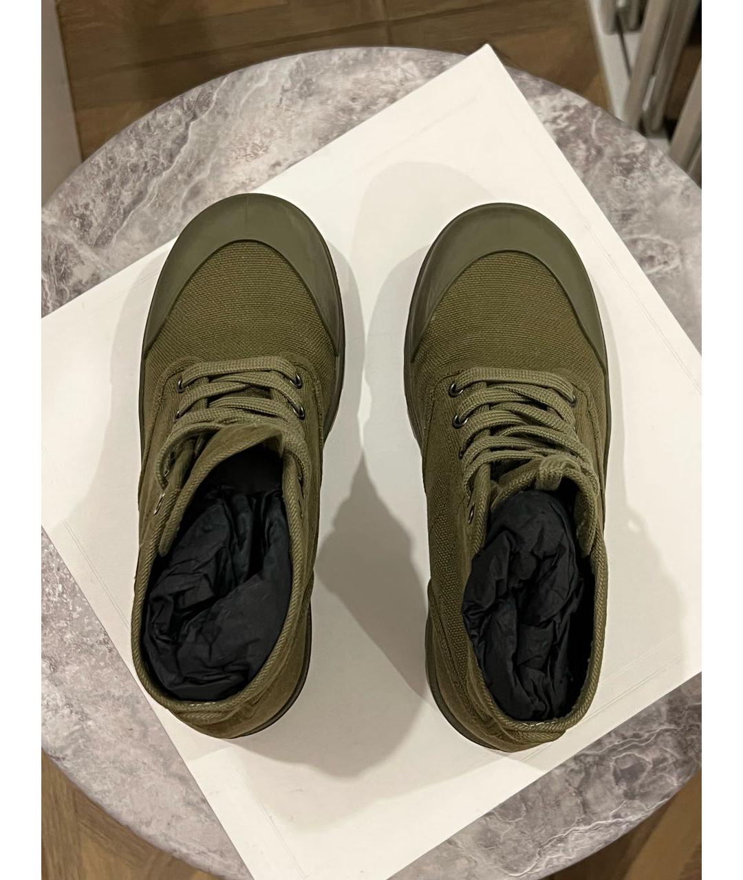 CELINE Хаки ботинки, фото 3