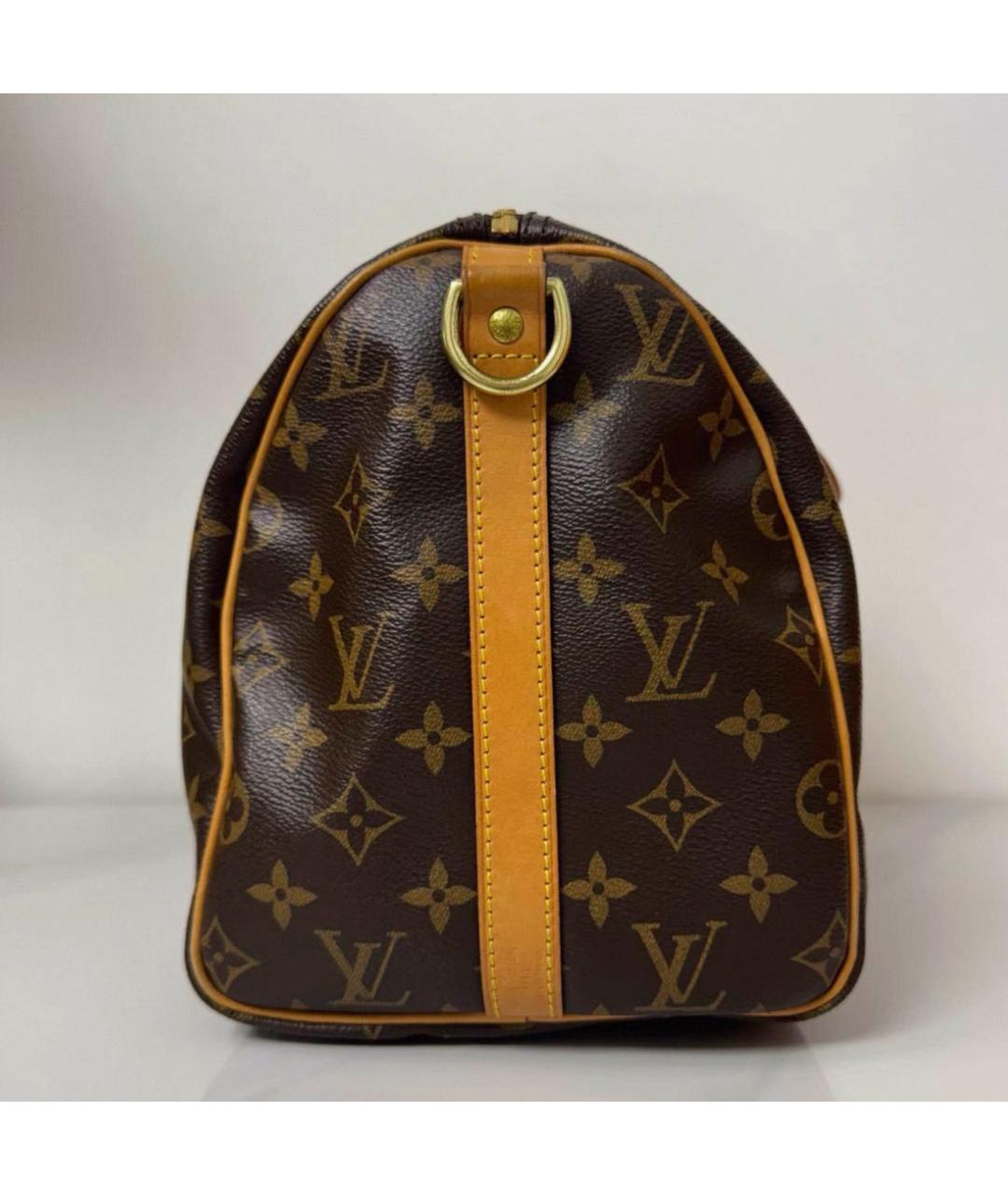 LOUIS VUITTON Коричневая сумка с короткими ручками, фото 4