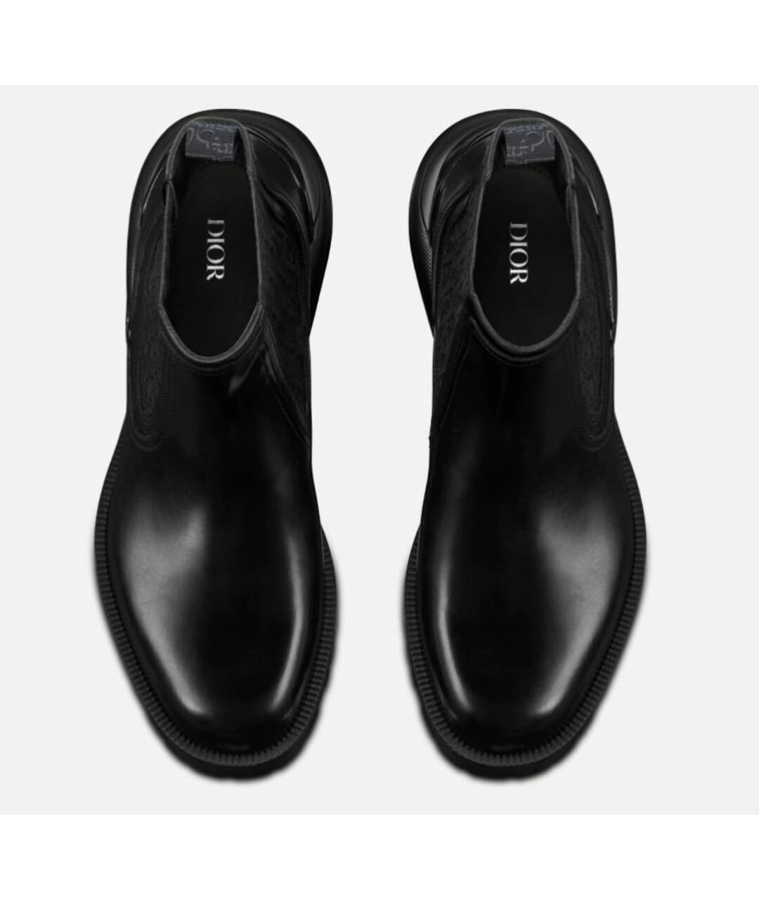 CHRISTIAN DIOR Черные кожаные высокие ботинки, фото 4