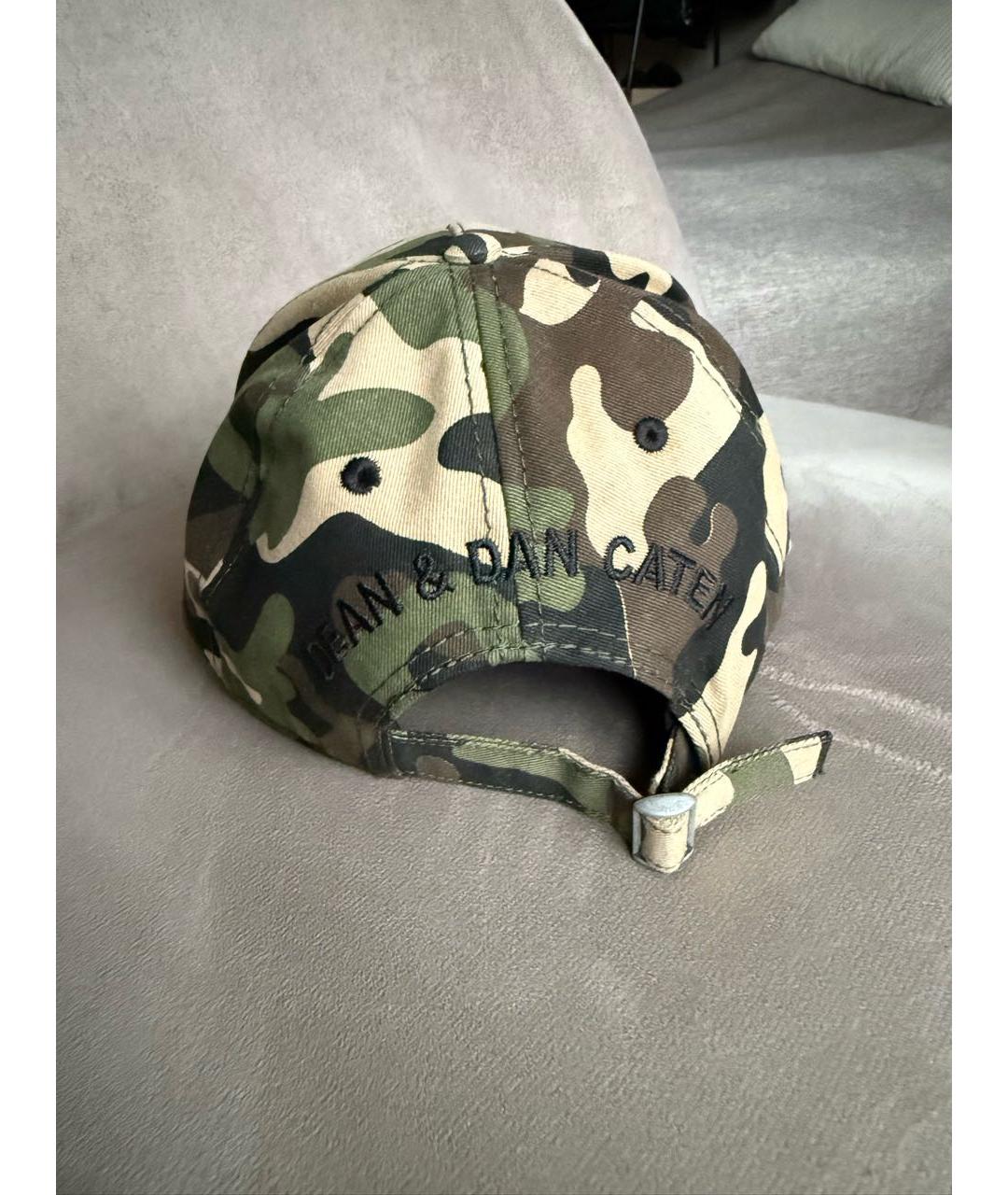 DSQUARED2 Хаки хлопковая кепка/бейсболка, фото 4