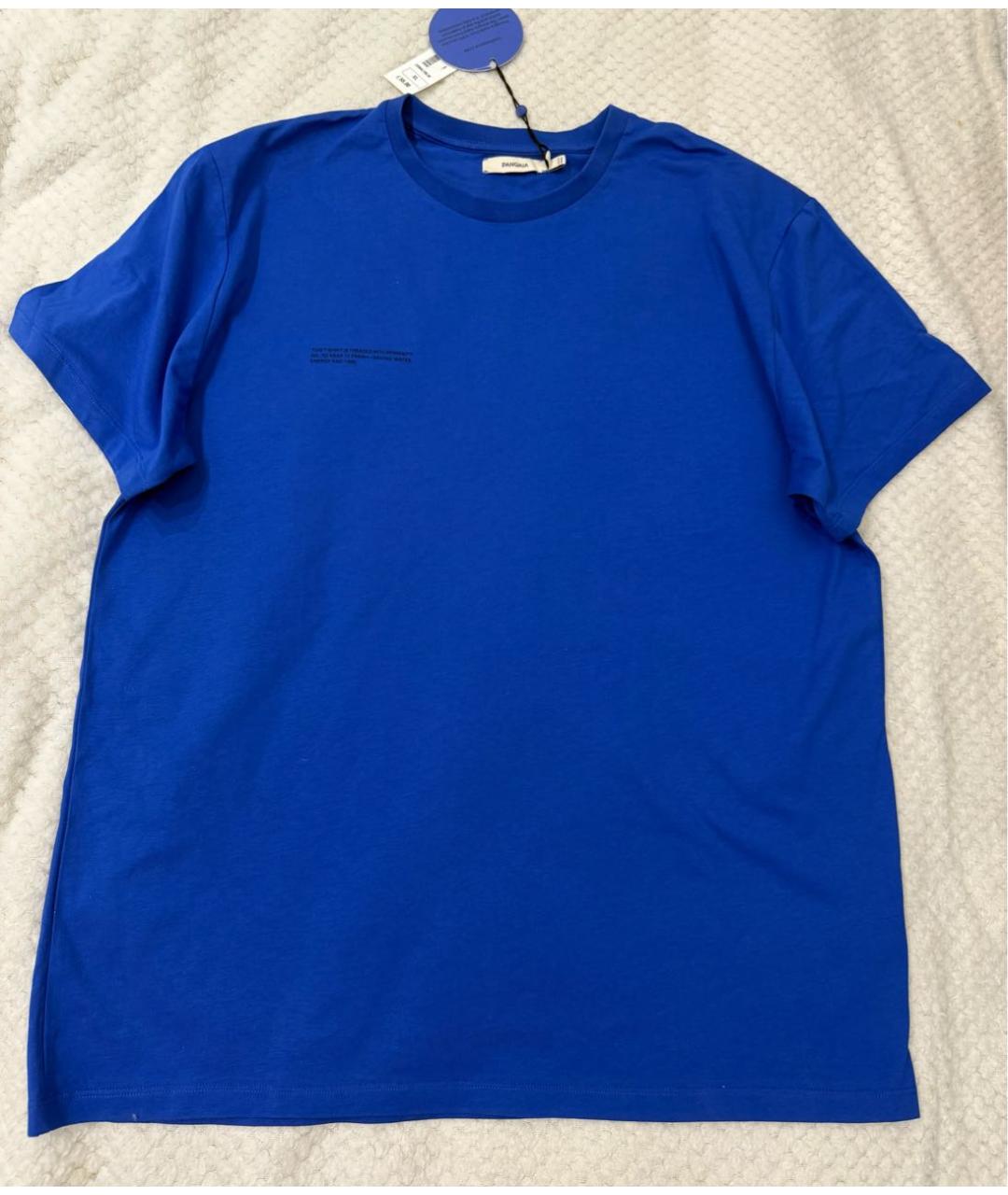 THE PANGAIA Синяя хлопковая футболка, фото 2