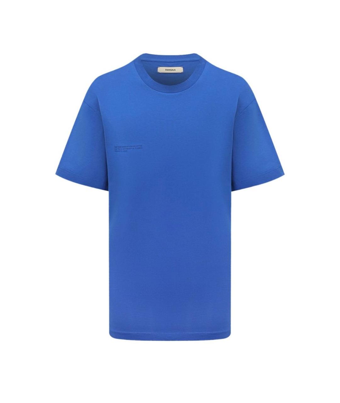 THE PANGAIA Синяя хлопковая футболка, фото 1