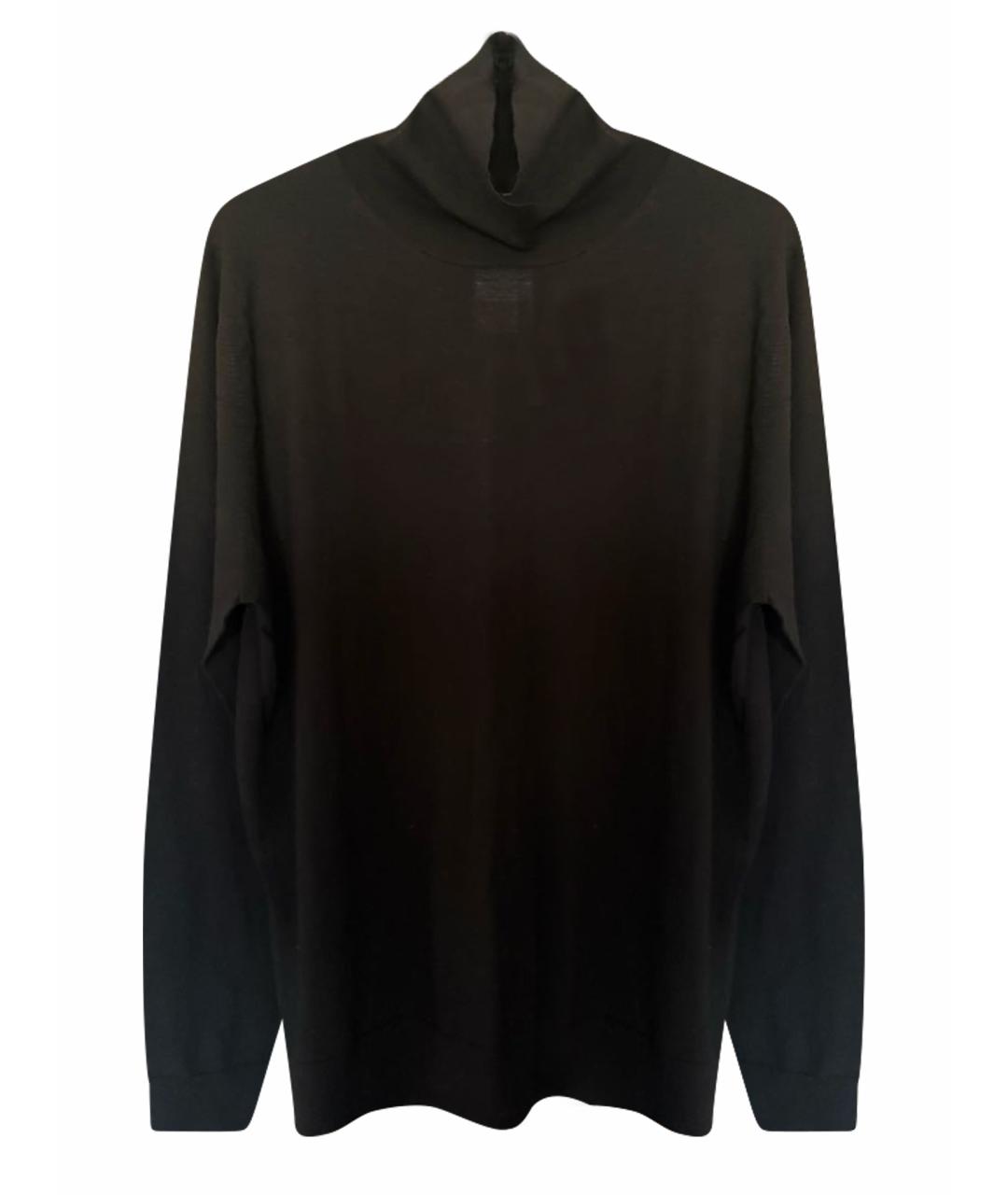 FALCONERI Черная шерстяная водолазка, фото 1