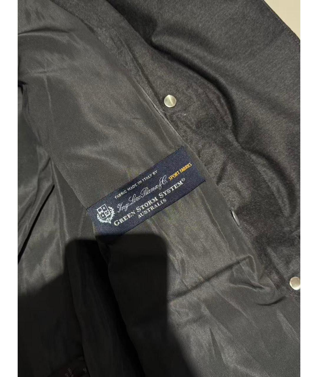 YVES SALOMON Антрацитовый пуховик, фото 6