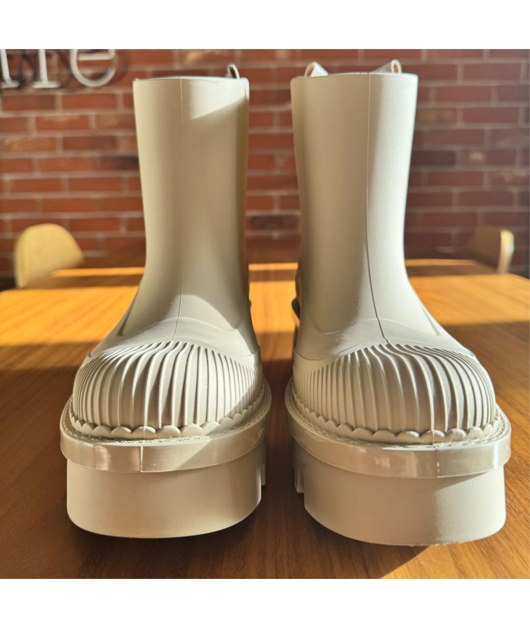 CHLOE Бежевые резиновые сапоги, фото 2