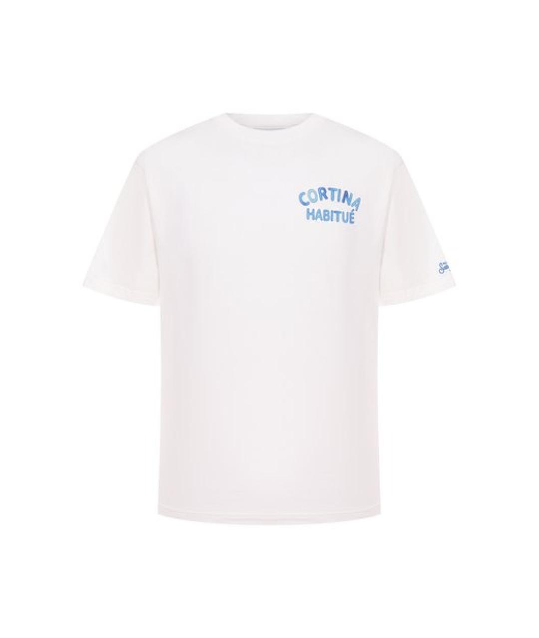 MC2 SAINT BARTH Белая хлопковая футболка, фото 1