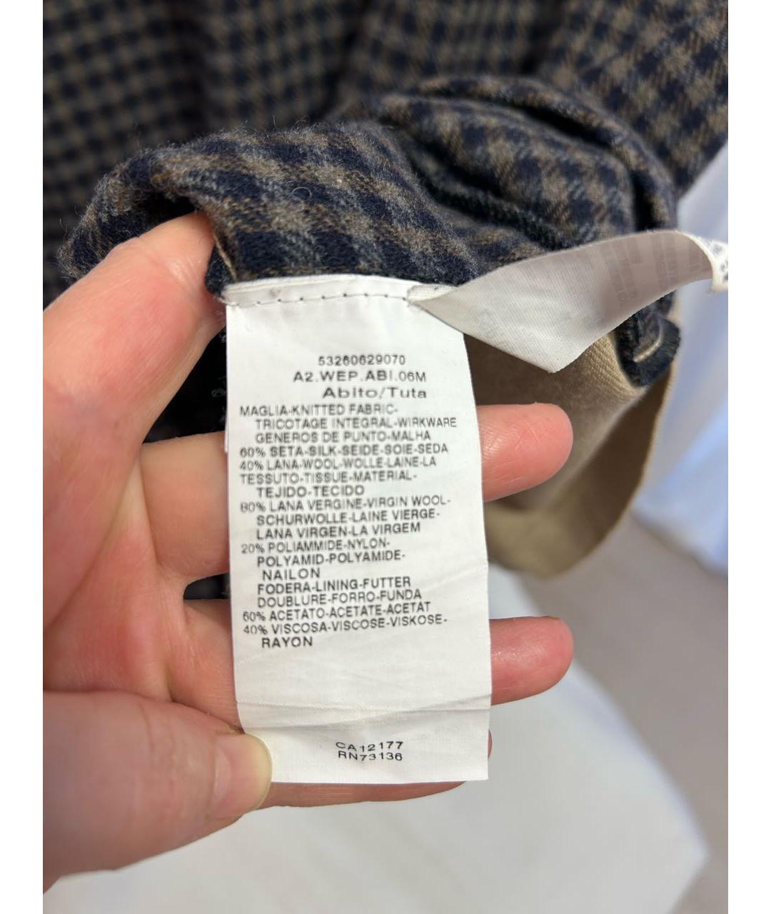 MAX MARA Бежевое шерстяное повседневное платье, фото 5